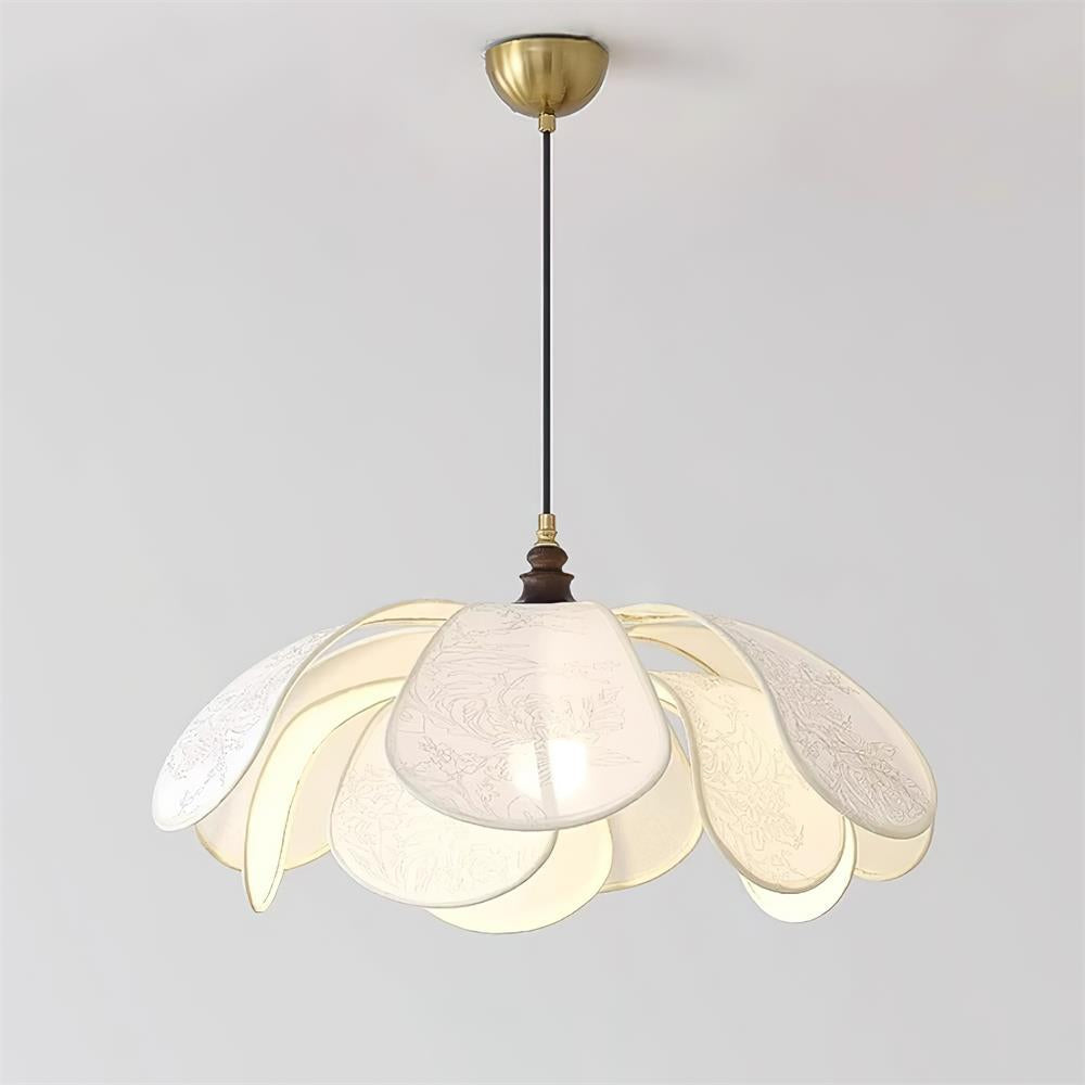Lampe Suspendue Florale Élégante LED