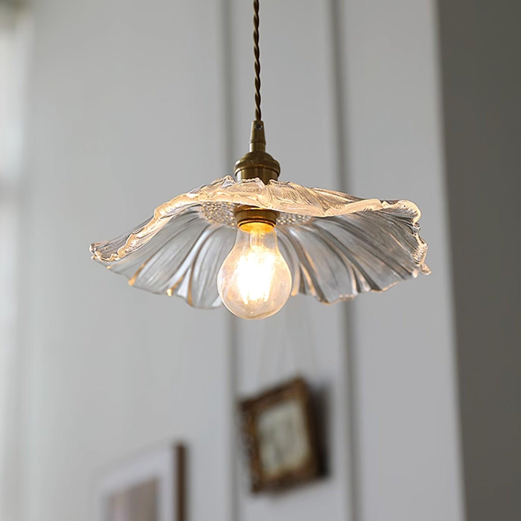 Lampe Verre Délicat Style Vintage - Foivo
