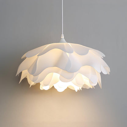 Luminaire Suspendu Floral Blanc LED - Foivo