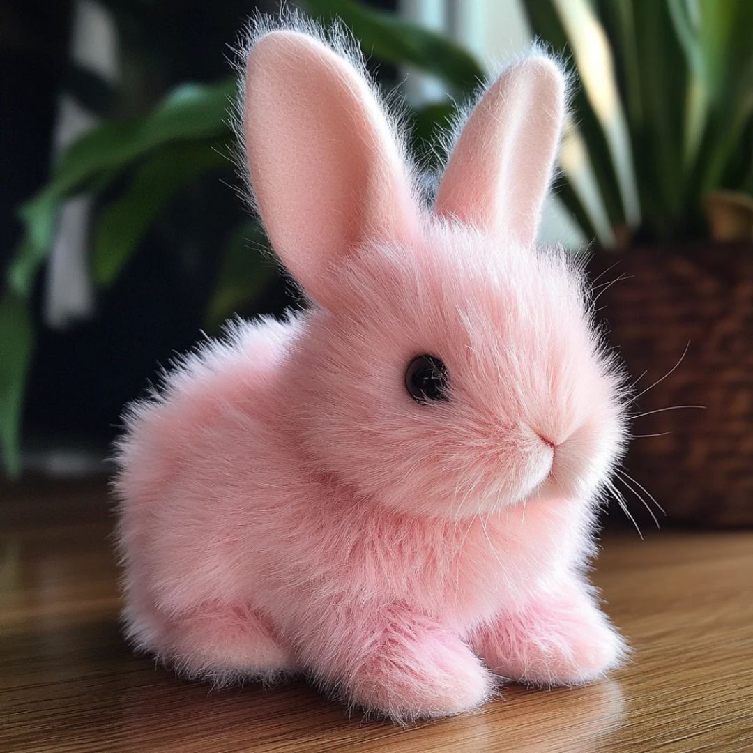 Jouet Lapin Mignon Peluche - Peluche Doux pour Câliner et Jouer - Foivo