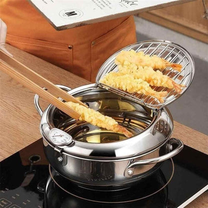 Friteuse Électrique Tout-en-Un Avec Thermomètre Intégré 1