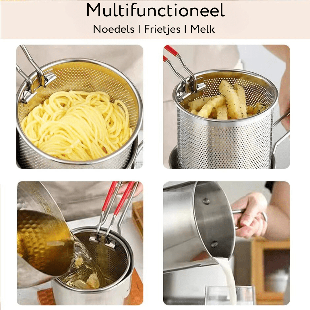 Friteuse Multifonctionnelle en Acier Inoxydable 4
