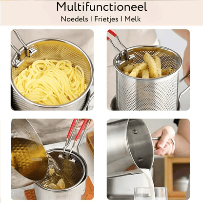 Friteuse Multifonctionnelle en Acier Inoxydable 4