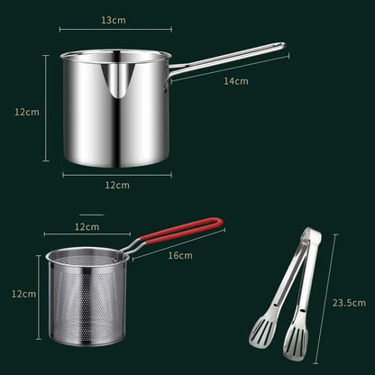 Friteuse Multifonctionnelle en Acier Inoxydable 7