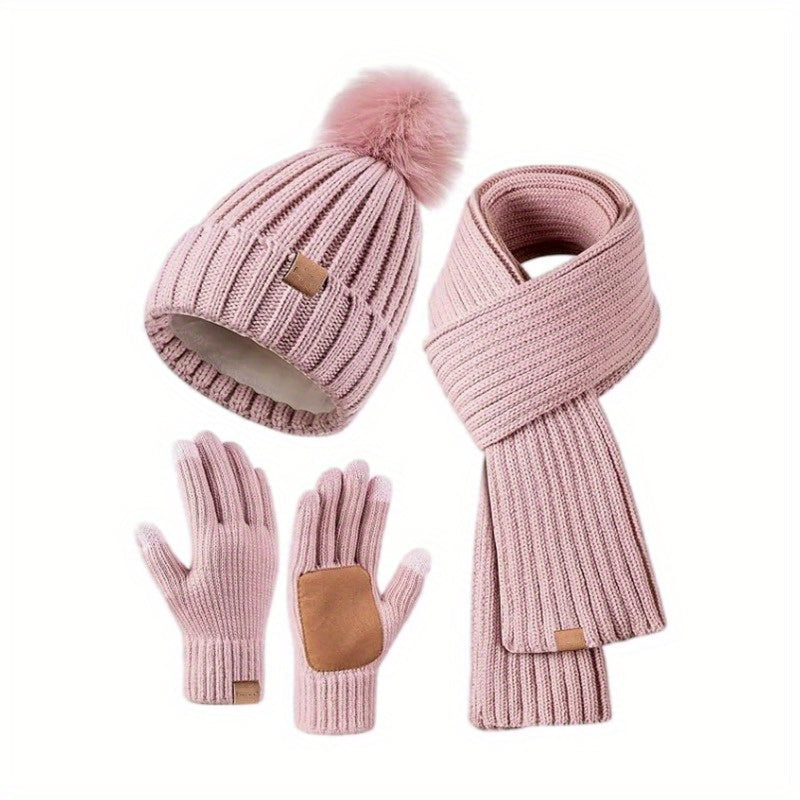 Kit Hiver Pratique : Chapeau, Écharpe et Gants Chauffants