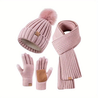 Kit Hiver Pratique : Chapeau, Écharpe et Gants Chauffants