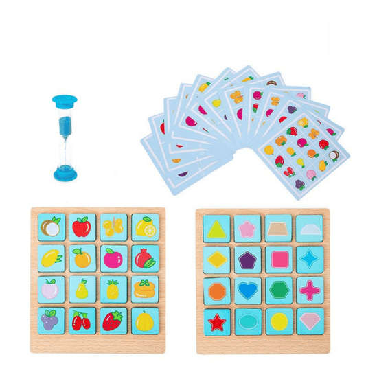 Jeux Éducatifs Bois Mémoire Enfant - BlxckFR
