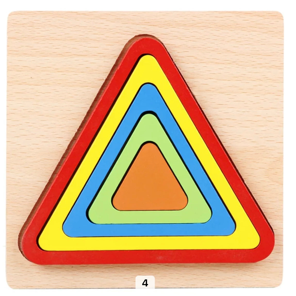 Jeu d'assemblage Géométrique En Bois