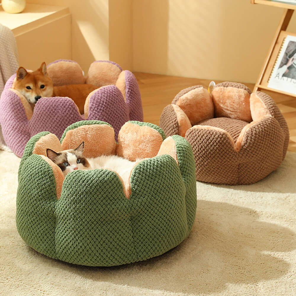 Lit Douillet Fleur pour Chat et Chien - BlxckFR