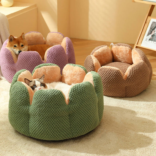 Lit Douillet Fleur pour Chat et Chien - BlxckFR