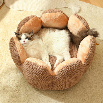 Lit Douillet Fleur pour Chat et Chien