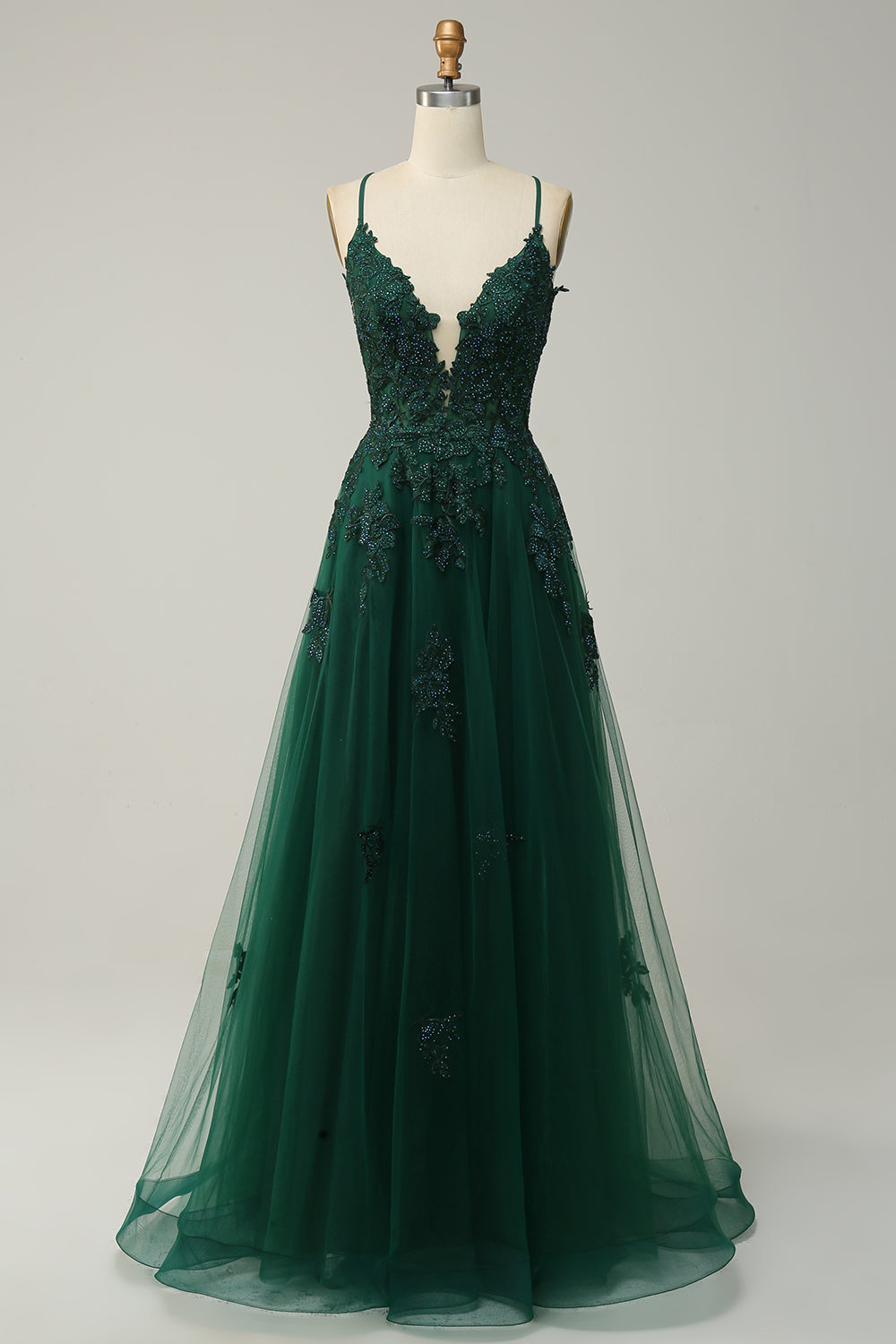 Robe de Soirée Élégante Laçage Dos - Foivo