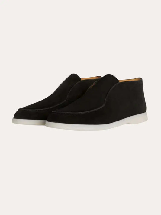 Mocassins Cuir Noir Classiques pour Homme - Foivo