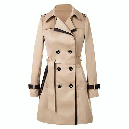 Manteau Trench Classique pour Femme - Chic et Pratique - Foivo