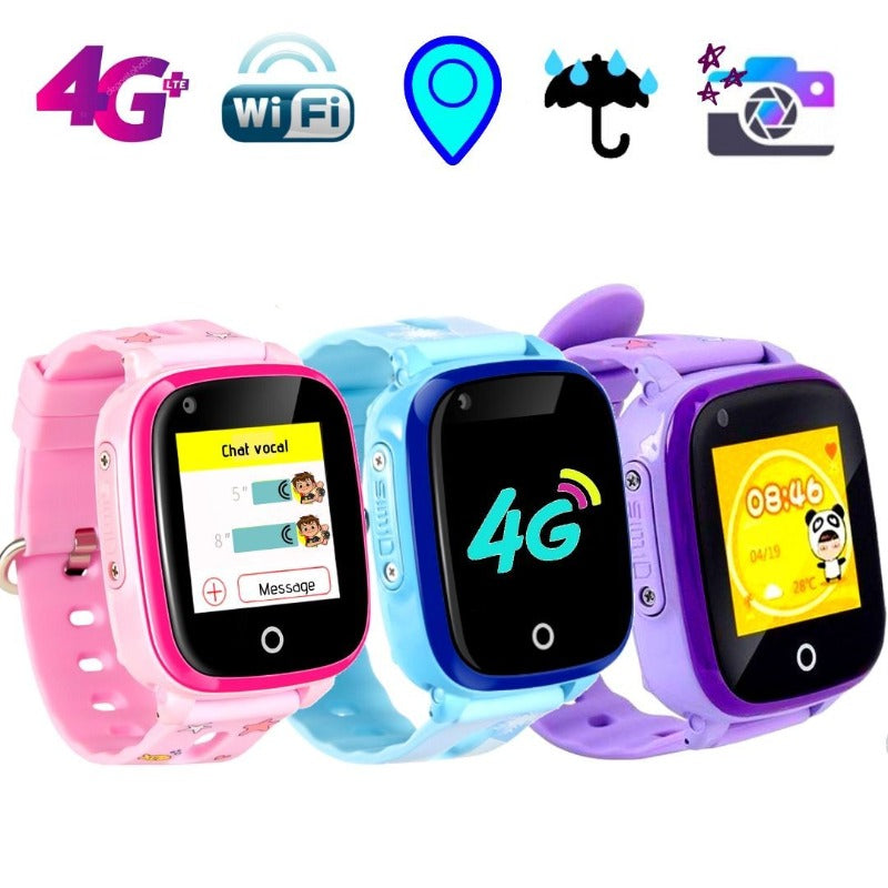 Montre Enfant GPS Connectée 4GWifi Sécurité - Foivo
