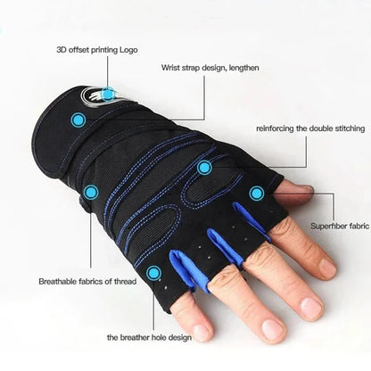 Gants d'entraînement avec support de poignet pour hommes et femmes 5