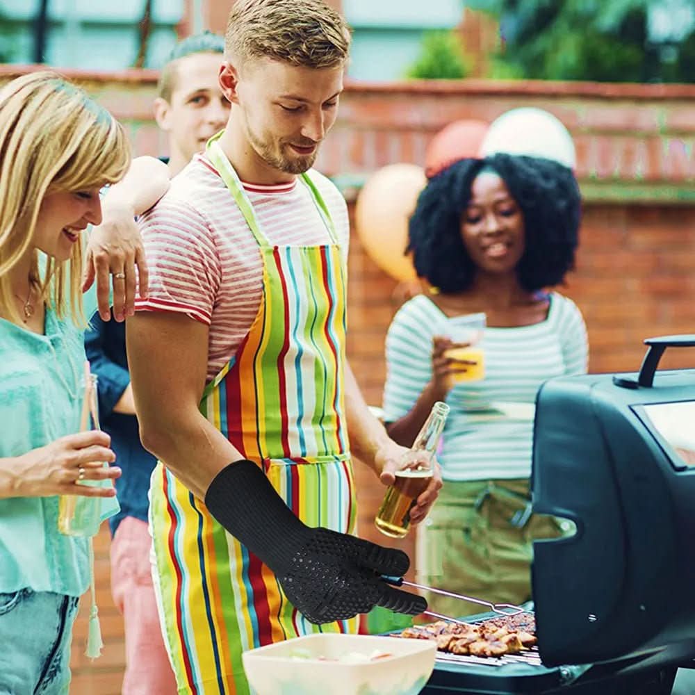 Gants de barbecue résistants à la chaleur 2