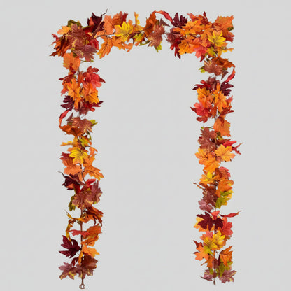 Guirlande Feuilles d'Érable Automne Décoration Maison - BlxckFR