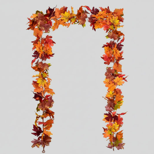 Guirlande Feuilles d'Érable Automne Décoration Maison - BlxckFR