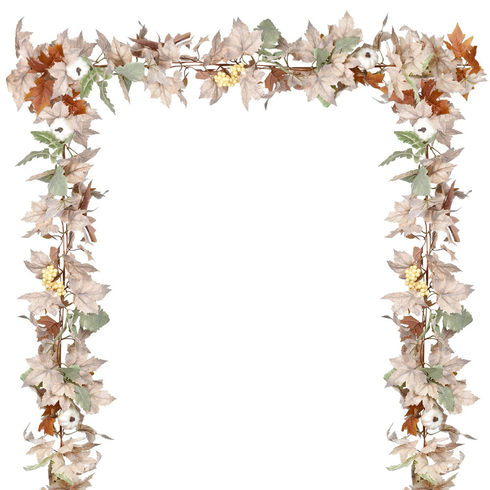 Guirlande Feuilles d'Érable Automne Décoration Maison