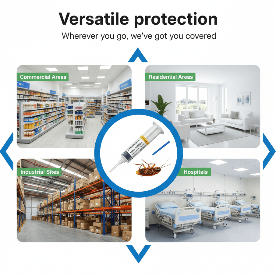 Gel Anti-Cafards pour Intérieur Précis 6