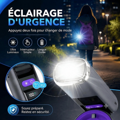 Ventilateur USB-C Mini Refroidissement Plaque Froide avec Ecran LED