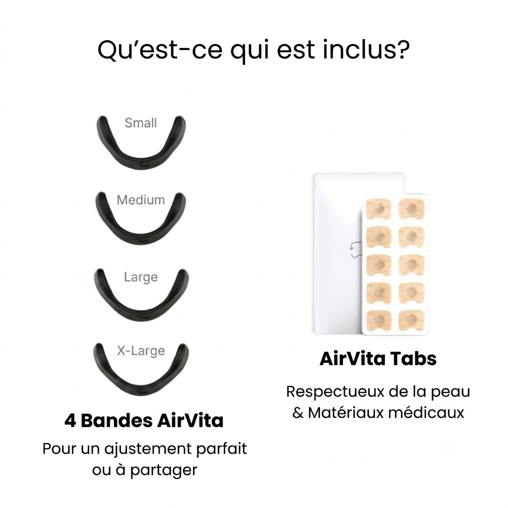 Bandelettes Nasales Unisexe Adhésives Confort Respiratoire Nuit Sport
