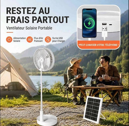 Ventilateur USB Portable Batterie Intégrée Pliable Silencieux