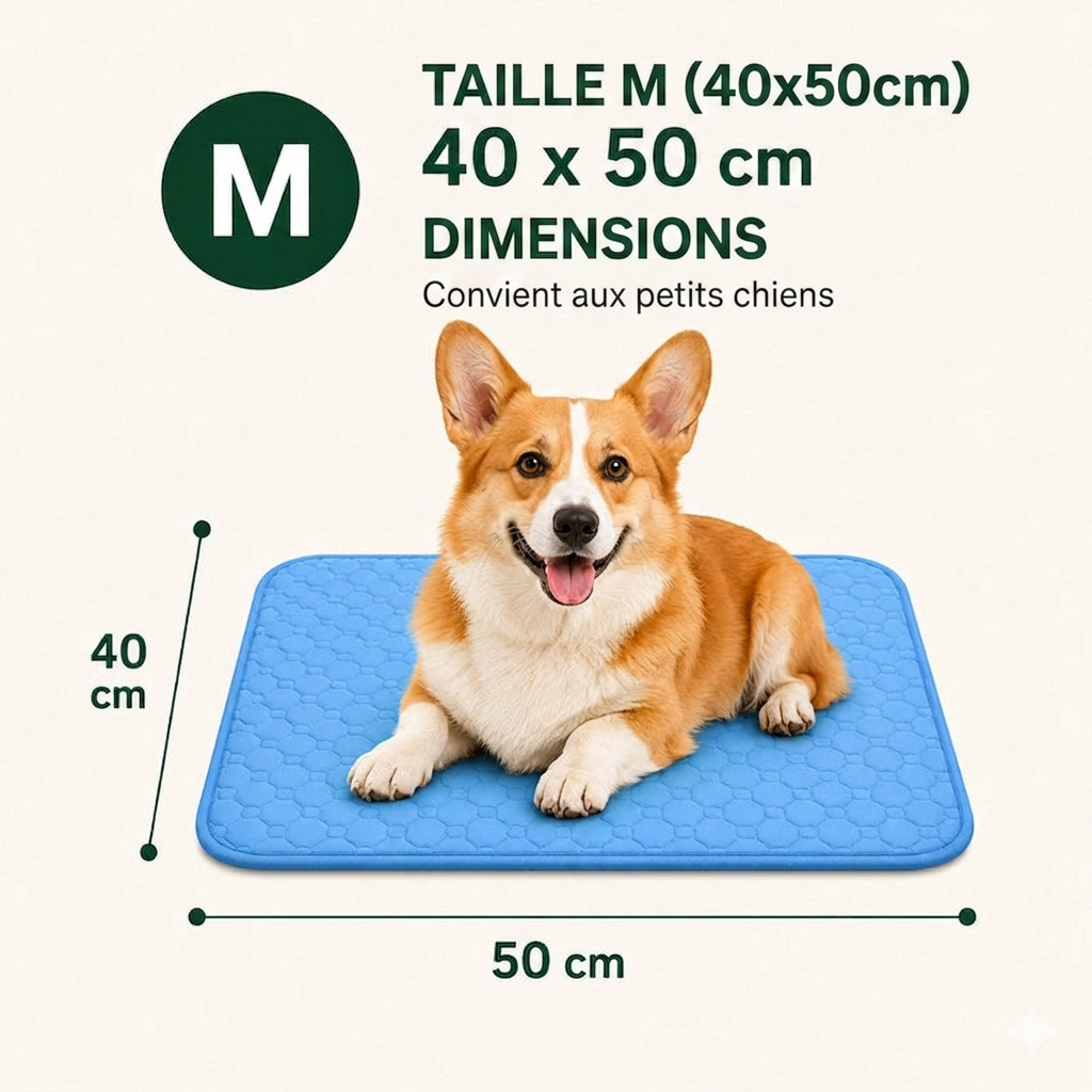 Tapis Rafraîchissant Chien Confortable Antidérapant