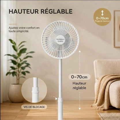 Ventilateur USB Portable Batterie Intégrée Pliable Silencieux