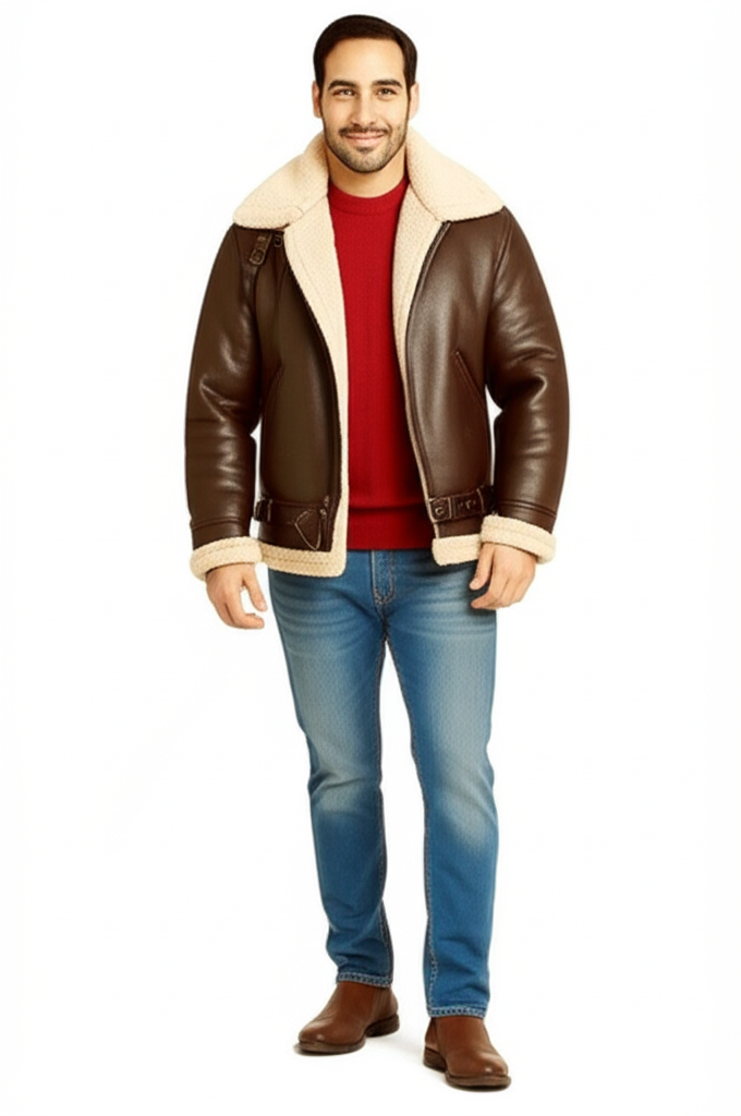 Aurelian | BlousonFourrure Aviateur Rétro Chic - Foivo