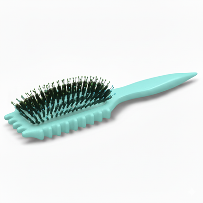 Brosse Défrisante Anti-Frisure pour Cheveux Bouclés
