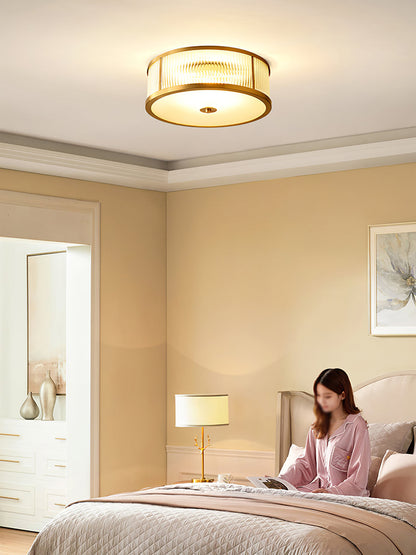 Lampe Plafond Rétro en Métal Chic