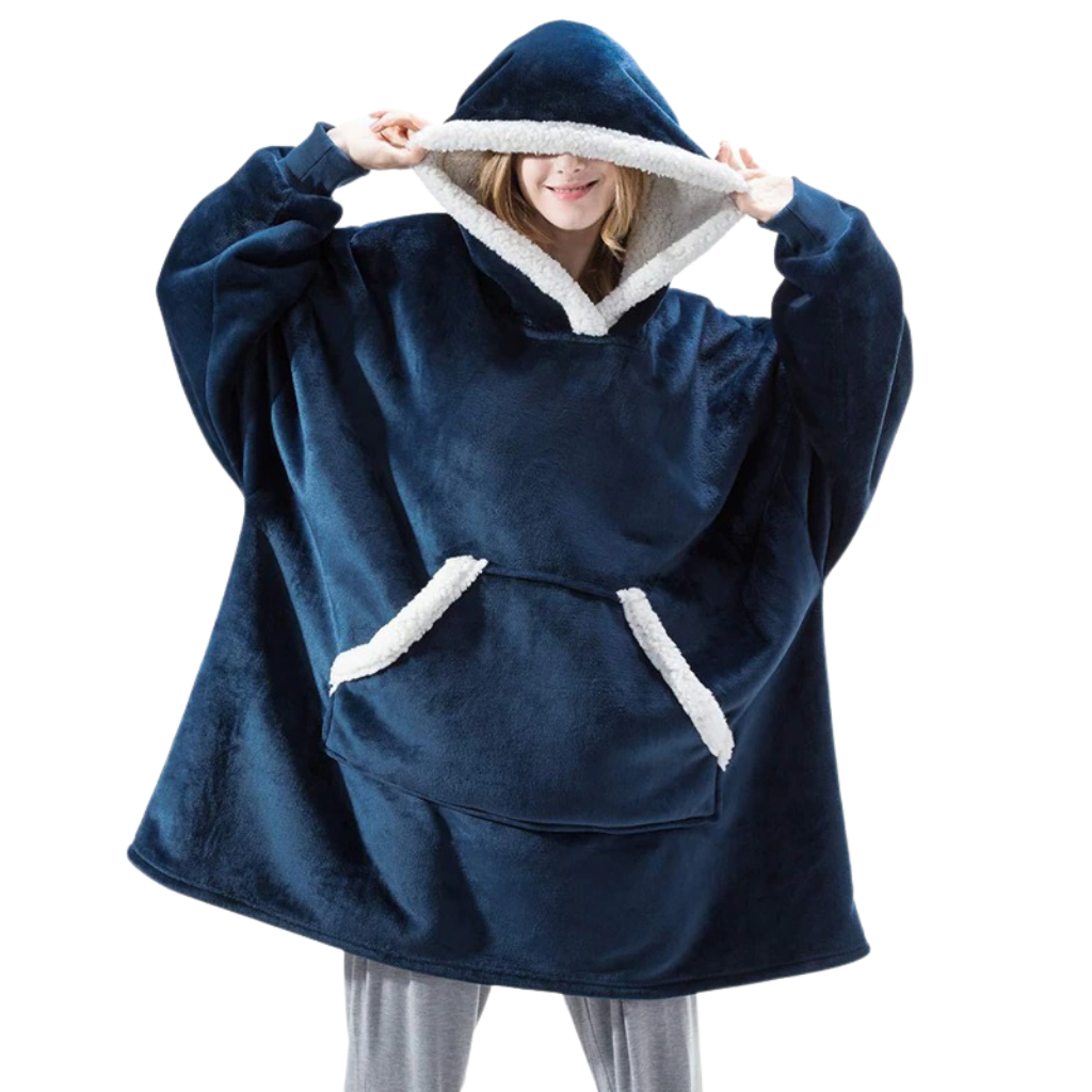 Plaid Capuchon Doublure Polaire