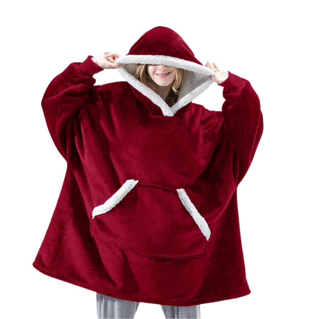 Plaid Capuchon Doublure Polaire