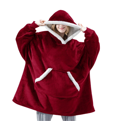 Plaid Capuchon Doublure Polaire