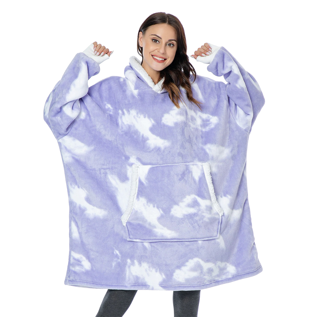 Plaid Capuchon Doublure Polaire