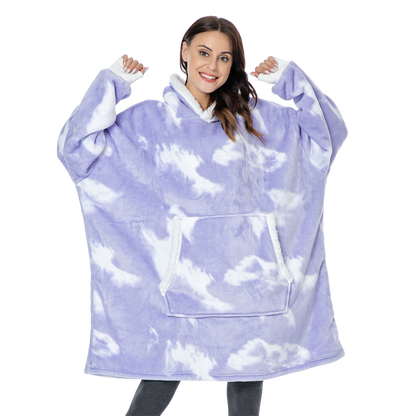 Plaid Capuchon Doublure Polaire