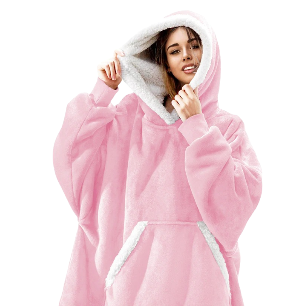 Plaid Capuchon Doublure Polaire