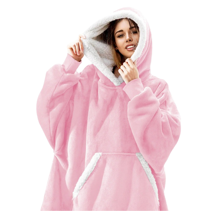 Plaid Capuchon Doublure Polaire