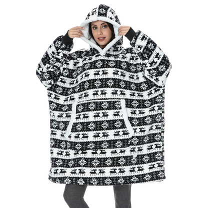 Plaid Capuchon Doublure Polaire