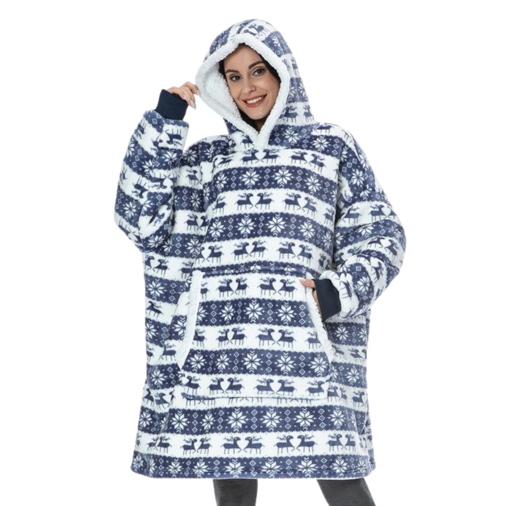Plaid Capuchon Doublure Polaire
