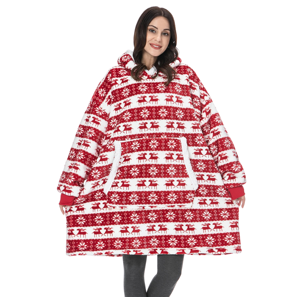 Plaid Capuchon Doublure Polaire