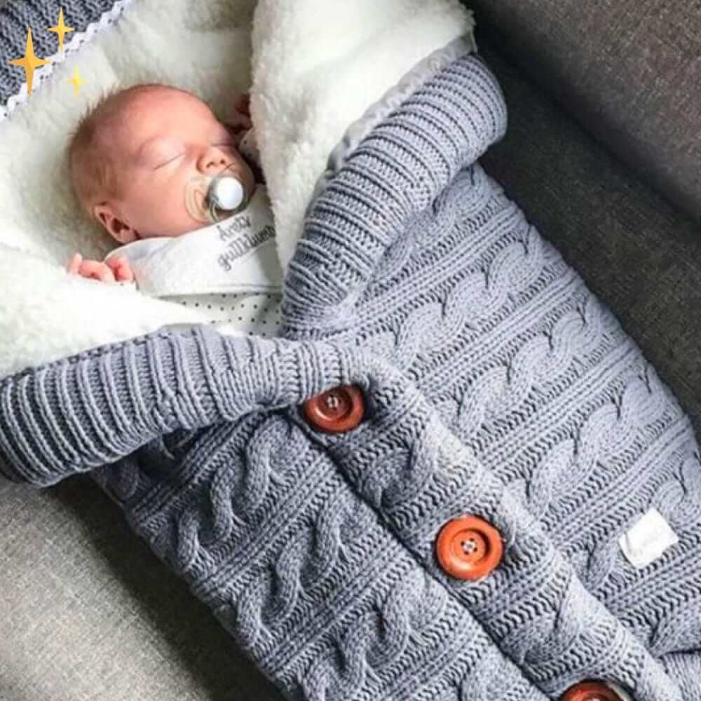 Gigoteuse Bébé à Motifs avec Boutons pour Un Sommeil Confortable 0