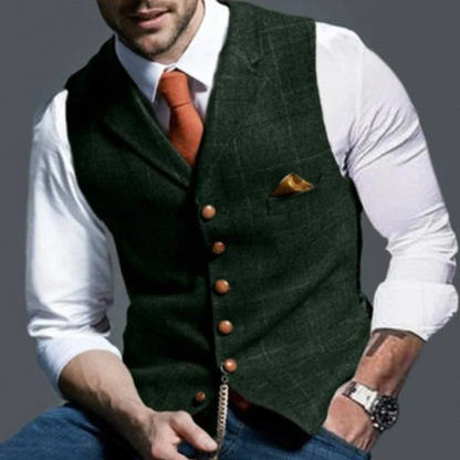 Gilet Homme Slim avec Boutonnage 7