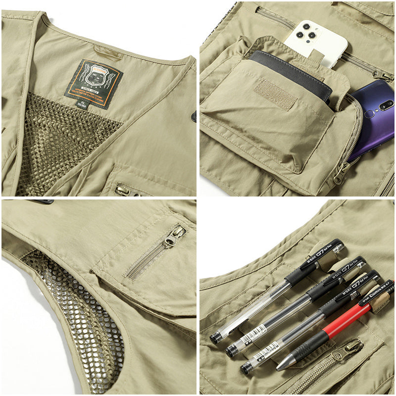 Gilet d'extérieur pour hommes fonctionnel 4