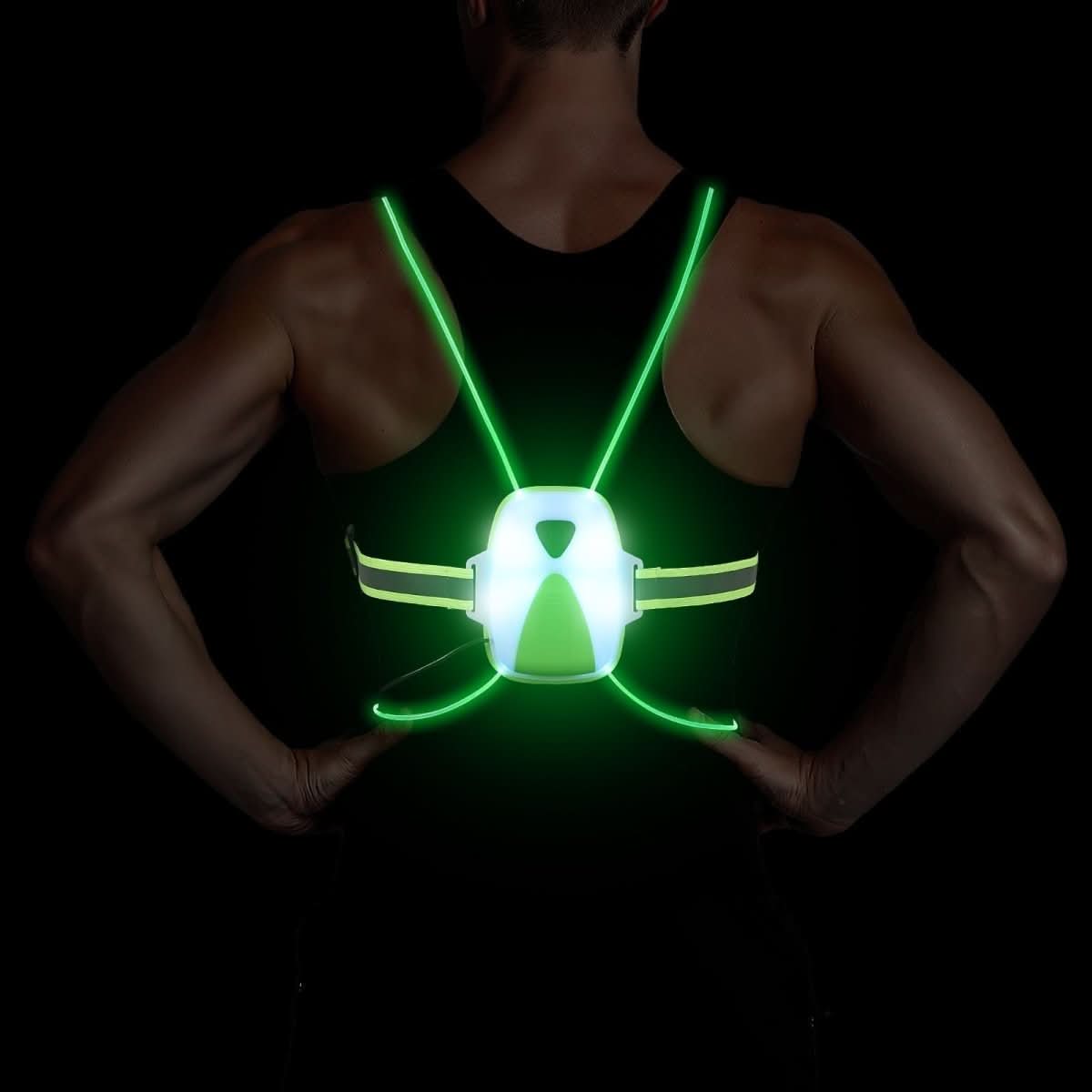 Gilet de Sécurité LED Réglable pour Activités de Plein Air 5