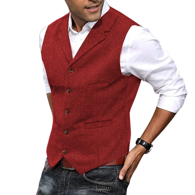 Gilet Homme Coupe Ajustée Classique - Foivo