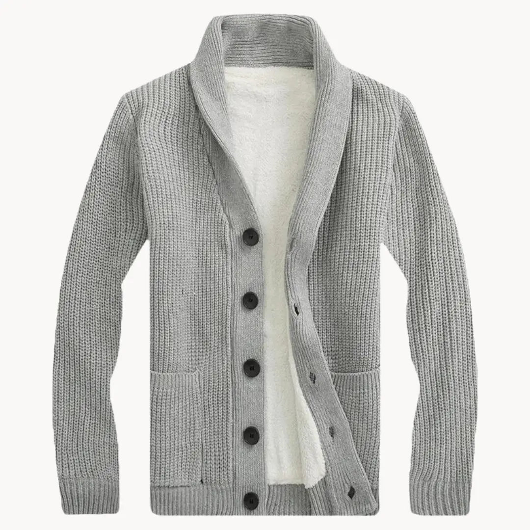 Veste Homme Col Châle Coupe Ajustée - Foivo