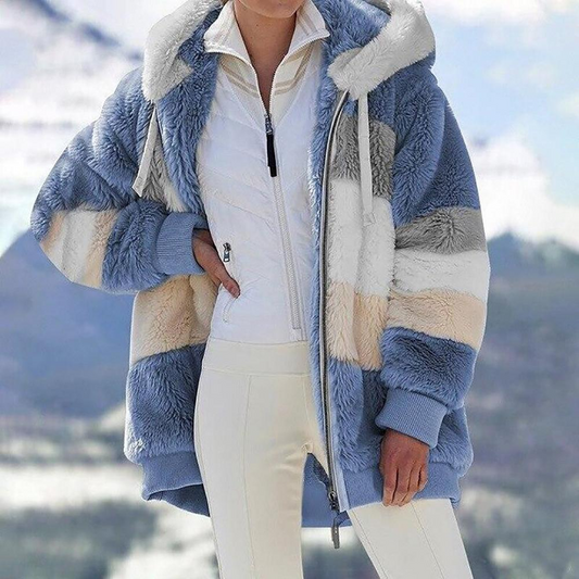 Manteau Hiver Douillet pour Femme Élégant et Chaud - Foivo